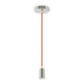 Oprawa Zwieszana V-TAC Chrom Metal Pomarańczowy przewód VT-7338-O 5 Lat Gwarancji