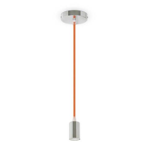 Oprawa Zwieszana V-TAC Chrom Metal Pomarańczowy przewód VT-7338-O 5 Lat Gwarancji