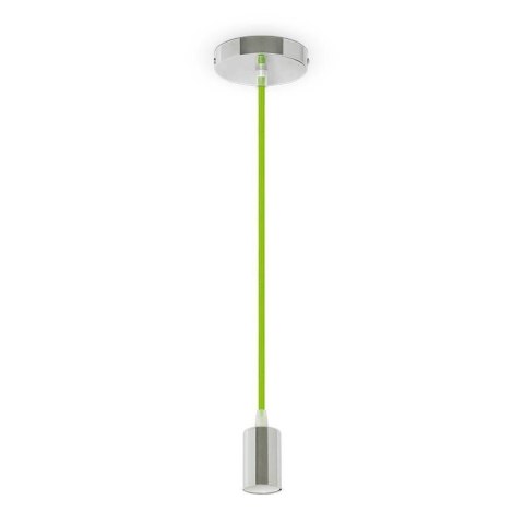 Oprawa Zwieszana V-TAC Chrom Metal Zielony przewód VT-7338-GN 5 Lat Gwarancji