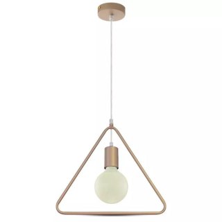 Oprawa Zwieszana V-TAC Trójkąt Szampański Złoty VT-7321-CG 5 Lat Gwarancji