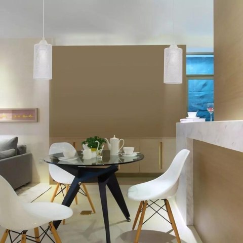 Oprawa Zwieszana V-TAC Tuba Siatka Biały Mat VT-7132-MW 5 Lat Gwarancji