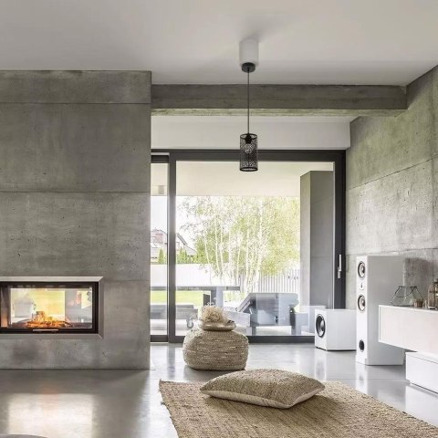 Oprawa Zwieszana V-TAC Tuba Siatka Czarny Mat VT-7131-MB 5 Lat Gwarancji