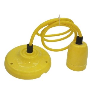 Oprawka Zwieszana Porcelanowa z Przewodem Żółta V-TAC VT-7998-Y 5 Lat Gwarancji