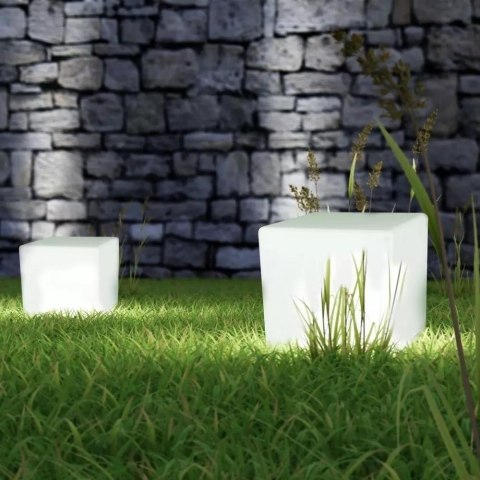 Oprawa Ogrodowa V-TAC LED Kostka Sześcian 40cm Ładowanie Pilot VT-7811 RGBW 54lm