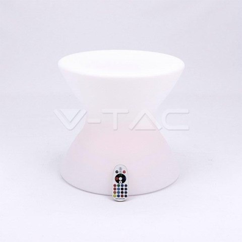 Oprawa Ogrodowa V-TAC LED Stolik Siedzisko Stołek 41cm Ładowanie Pilot VT-7810 RGBW 54lm