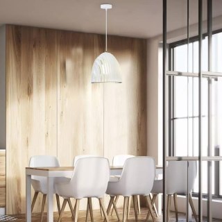 Oprawa Zwieszana V-TAC Seria Pryzmat Biała D250x270mm VT-7255-W 5 Lat Gwarancji