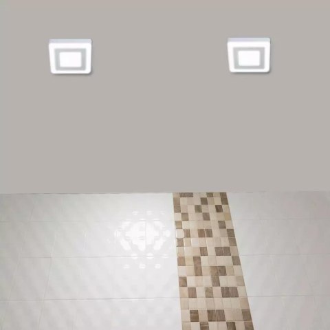 Panel LED Natynkowy V-TAC 15W Kwadrat TWIN LED VT-1509 6000K 1200lm