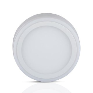 Panel LED Natynkowy V-TAC 22W Okrągły TWIN LED VT-2209RD 3000K 1800lm