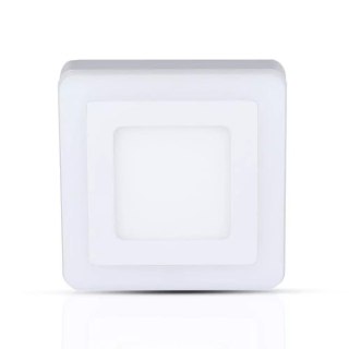 Panel LED Natynkowy V-TAC 8W Kwadrat TWIN LED VT-809SQ 4000K 560lm