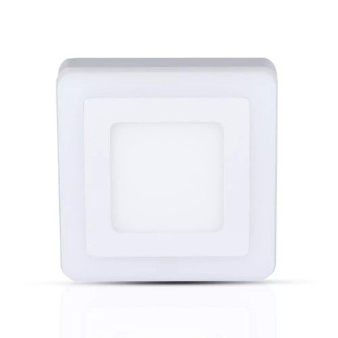 Panel LED Natynkowy V-TAC 8W Kwadrat TWIN LED VT-809SQ 4000K 560lm