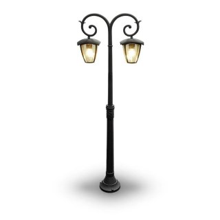 Latarnia Ogrodowa V-TAC 2XE27 1410mm IP44 Czarny VT-738