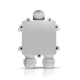 Puszka Złączka Mufa Hermetyczna Biała Trójnik 5Pin 0.5-2,5mm2 Średnica kabla 8-12mm IP68 V-TAC VT-870