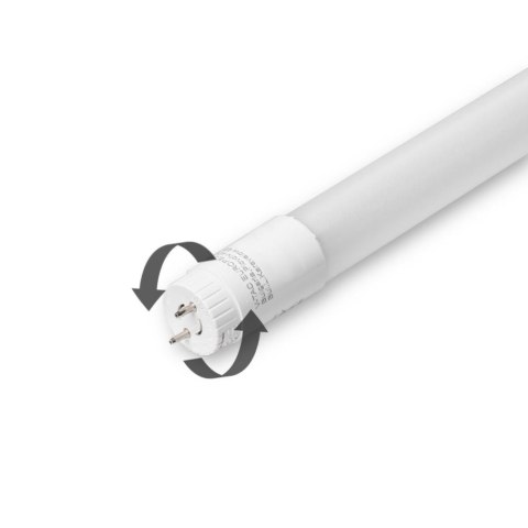 Tuba Świetlówka LED T8 V-TAC 9W 60cm Obrotowa 180st z starterem VT-6085 4000K 1200lm 5 Lat Gwarancji