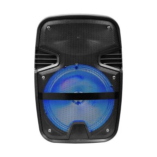 Głośnik Przenośny V-TAC 15W Mikrofon, RGB, PILOT, USB, Micro SD & FM Radio, na kółkach VT-6208