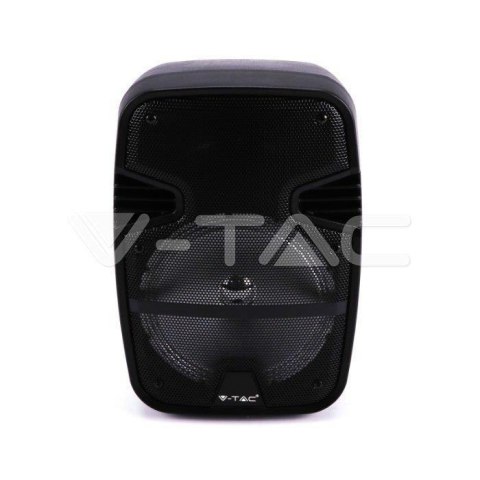 Głośnik Przenośny V-TAC 15W Mikrofon, RGB, PILOT, USB, Micro SD & FM Radio, na kółkach VT-6208