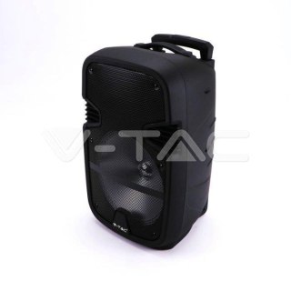 Głośnik Przenośny V-TAC 35W Mikrofon, RGB, PILOT, USB, Micro SD & FM Radio, na kółkach 510x320x270 VT-6212