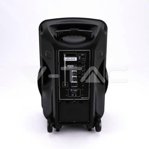 Głośnik Przenośny V-TAC 50W 2xMikrofon, RGB, PILOT, USB, Micro SD & FM Radio, na kółkach 600x370x340 VT-6315
