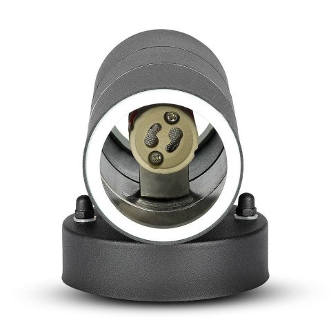 Kinkiet Ogrodowy V-TAC GU10 Czarny MAT IP44 Góra Dół VT-7622