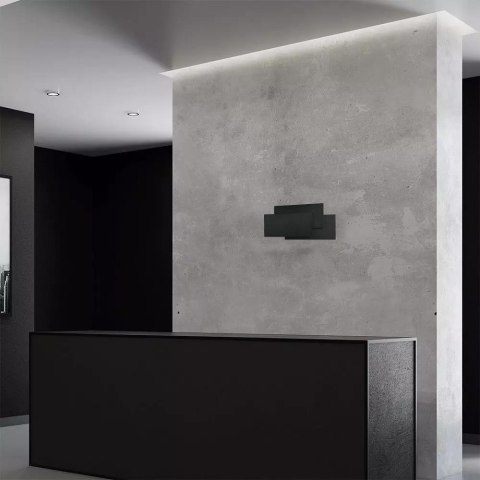 Kinkiet Ścienny V-TAC 12W LED Czarny VT-712 3000K 1100lm