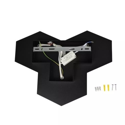 Kinkiet Ścienny V-TAC 9W LED Czarny VT-709 3000K 990lm