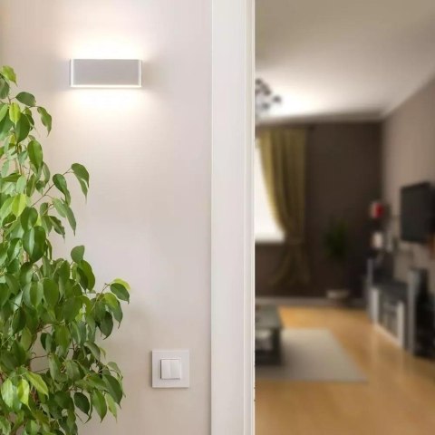 Oprawa Ścienna V-TAC 12W LED Góra Dół Szary IP65 VT-8057 3000K 600lm