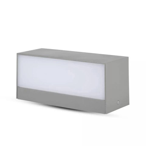 Oprawa Ścienna V-TAC 12W LED Góra Dół Szary IP65 VT-8057 6400K 600lm