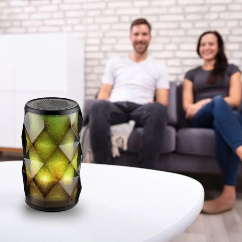 Przenośny Głośnik V-TAC Bluetooth Oświetlenie LED RGB AUX Micro SD TWS 1200mAh VT-6211