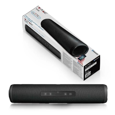 Przenośny Głośnik V-TAC Bluetooth Touch Button & FM USB Micro SD TWS 1200mAh VT-6133