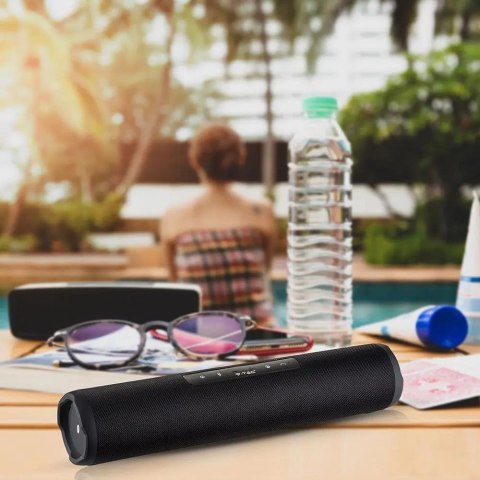 Przenośny Głośnik V-TAC Bluetooth Touch Button & FM USB Micro SD TWS 1200mAh VT-6133