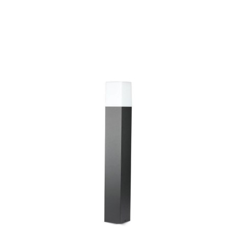 Słupek Ogrodowy V-TAC GU10 Kwadrat Aluminium Czarny 80x80x500mm IP54 VT-7614 3 Lata Gwarancji