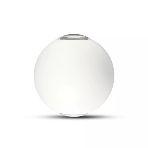 Kinkiet Ścienny V-TAC 6W LED Biały Okrągły IP65 VT-836 4000K 660lm