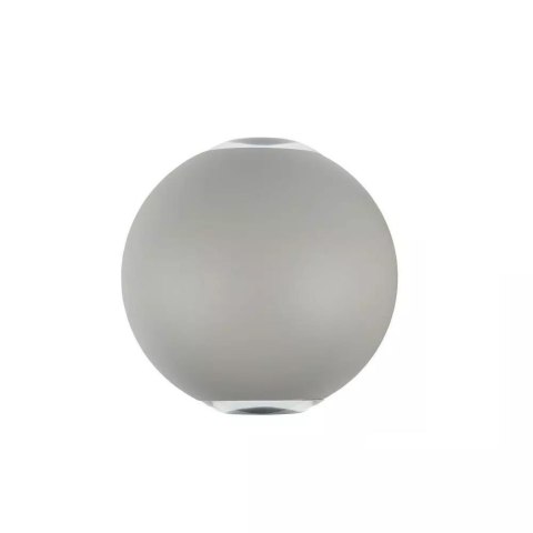 Kinkiet Ścienny V-TAC 6W LED Szary Okrągły IP65 VT-836 4000K 660lm