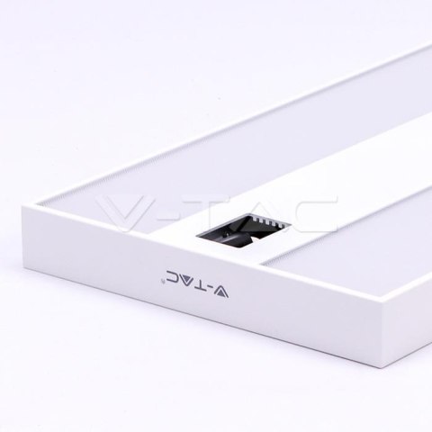 Oprawa Podłogowa V-TAC 80W LED Potencjometr Ściemniający Biała Kwadrat VT-8600 4000K 8800lm 3 Lata Gwarancji