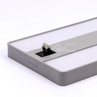 Oprawa Podłogowa V-TAC 80W LED Potencjometr Ściemniający Srebrna Okrągła VT-8500 4000K 8800lm 3 Lata Gwarancji