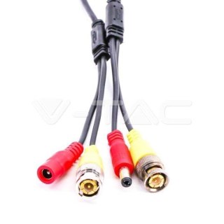 Przewód do systemów CCT DVR V-TAC 18 metrów Video i Zasilanie VT-5128