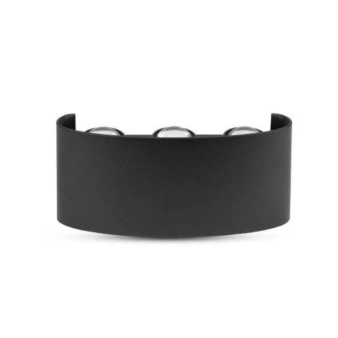Oprawa Ścienna Góra Dół V-TAC 6W LED Czarna IP54 VT-846 3000K 540lm