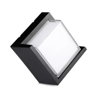 Oprawa Ścienna V-TAC 12W LED IP65 Czarny Kwadrat VT-827 3000K 650lm