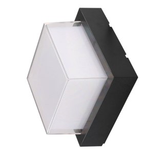 Oprawa V-TAC 12W LED IP65 Czarny Kwadrat VT-828 4000K 900lm