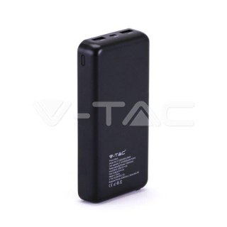 Power Bank V-TAC 20000mAh Mega Power Czarny Lithium Polymer VT-3520