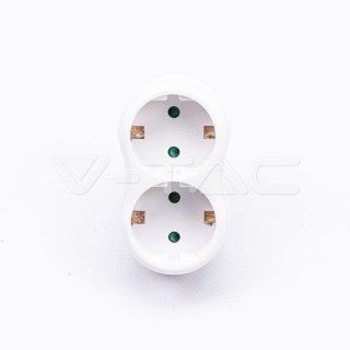 Rozgałęźnik 2 wtyczki 16A V-TAC VT-1042