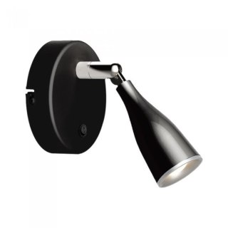 Kinkiet V-TAC 4,5W LED Czarny z włącznikiem VT-805 4000K 360lm 3 Lata Gwarancji