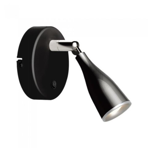 Kinkiet V-TAC 4,5W LED Czarny z włącznikiem VT-805 4000K 360lm 3 Lata Gwarancji