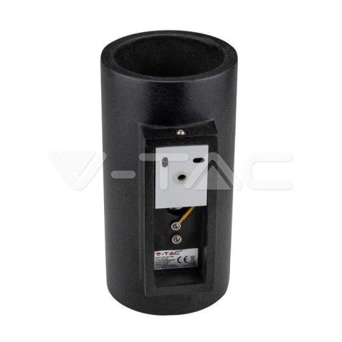 Kinkiet V-TAC BETON 2xGU10 LED Okrągły Ciemny Szary IP20 VT-894