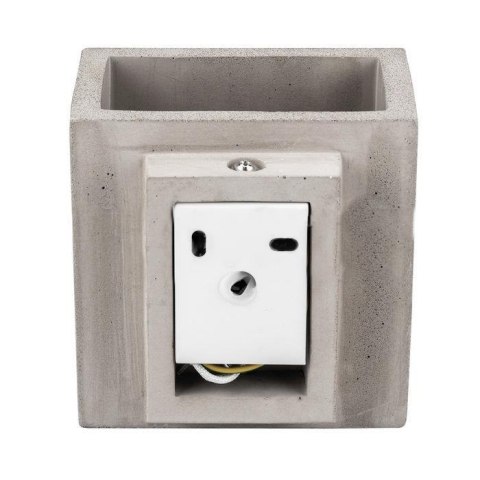 Kinkiet V-TAC BETON G9 LED Kwadrat Jasno Szary IP20 VT-892