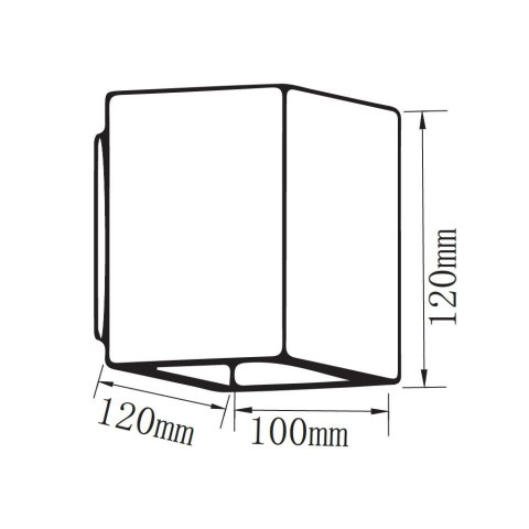 Kinkiet V-TAC BETON G9 LED Kwadrat Jasno Szary IP20 VT-892