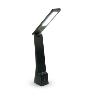 Lampka Biurkowa V-TAC 4W LED Ściemnianie Ładowanie Czarna VT-1014 2700K-6400K 550lm