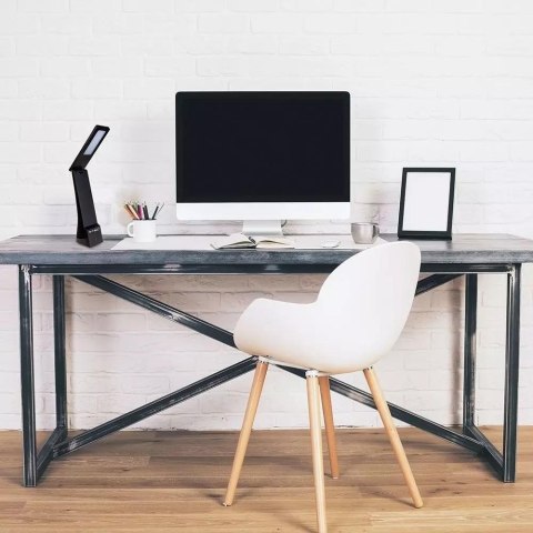 Lampka Biurkowa V-TAC 4W LED Ściemnianie Ładowanie Czarna VT-1014 2700K-6400K 550lm