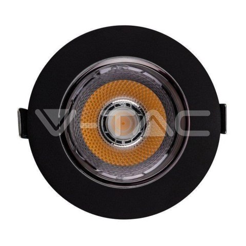 Oprawa Downlight V-TAC SAMSUNG CHIP 10W Czarna Uchylna VT-2-13 4000K 800lm 5 Lat Gwarancji