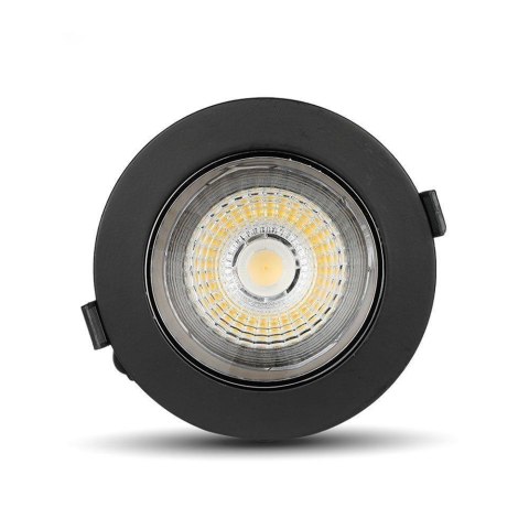 Oprawa Downlight V-TAC SAMSUNG CHIP 10W Czarna Uchylna VT-2-13 4000K 800lm 5 Lat Gwarancji