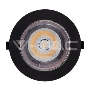 Oprawa Downlight V-TAC SAMSUNG CHIP 20W Czarna Uchylna VT-2-23 3000K 1600lm 5 Lat Gwarancji